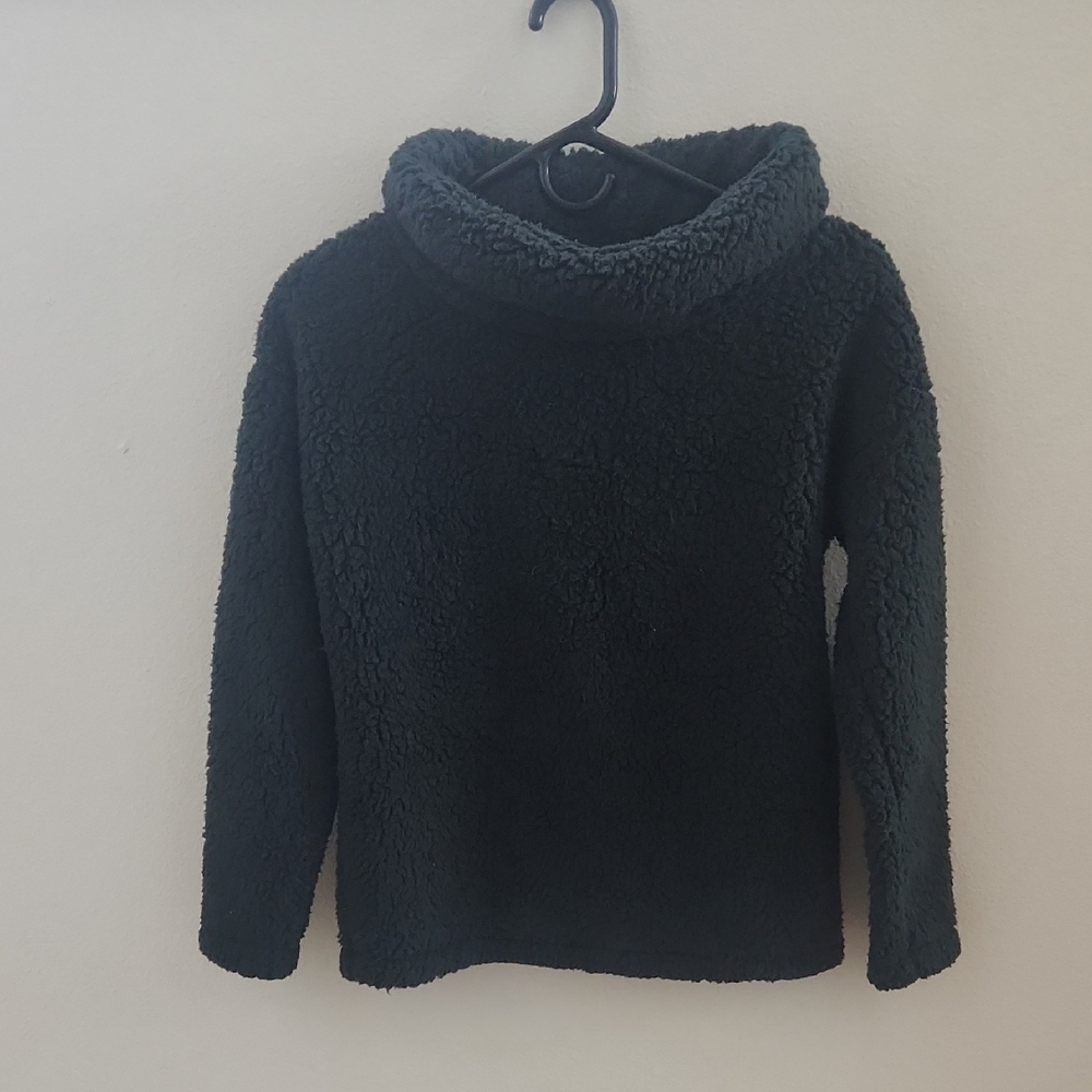 A New Day Cozy Dark Green Turtleneck Sweater